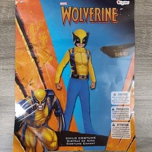 Wolverine Marvel Halloween Costume 4-6